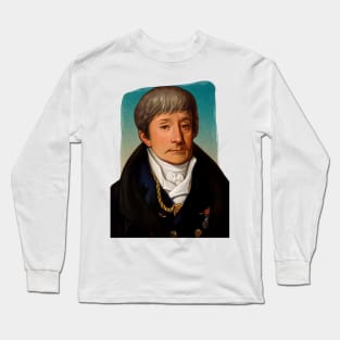 Italian Composer Antonio Salieri illustration Long Sleeve T-Shirt